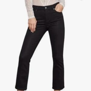 BCBGMaxAzria pants Black size 30 high waisted coated skinny‎ dressy Jeans